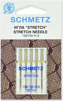 Иглы для швейных машин Schmetz №90 для эластичных тканей