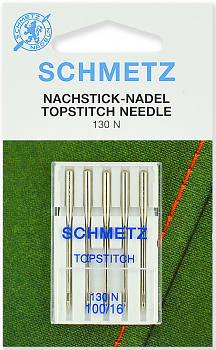 Иглы для швейных машин Schmetz №100 для отстрачивания