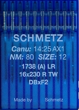 Иглы для промышленных машин Schmetz DBxF2 №80