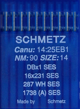 Иглы для промышленных машин Schmetz DBx1 SES №90