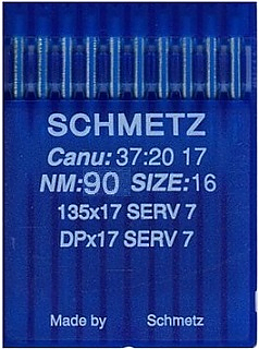 Иглы для промышленных машин Schmetz DPx17 SERV7 №90