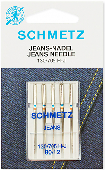 Иглы для швейных машин Schmetz №80 для джинсы