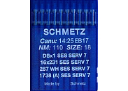 Иглы для промышленных машин Schmetz DBx1 SES SERV7 №110