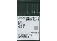 Иглы для промышленных машин Groz-Beckert DCх27 FFG/SES №100